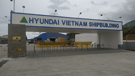 Hệ thống chấm công bằng thẻ từ cho nhà máy đóng tàu Hyundai - Việt Nam