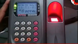 Hướng dẫn đăng ký vân tay Soyal AR821EF