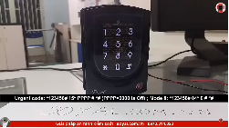 Thiết lập mã khẩn cấp trên đầu đọc thẻ Soyal